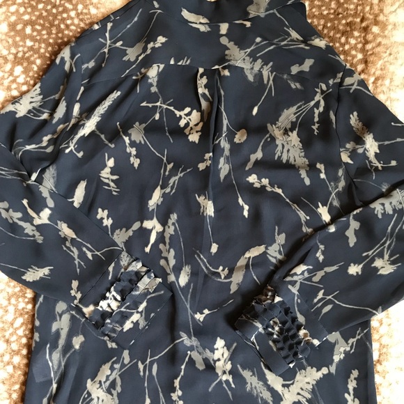 Sheer Button-Up Blouse - Picture 6 of 6